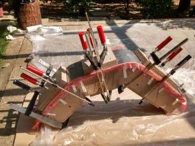 The first press tool for the prototype