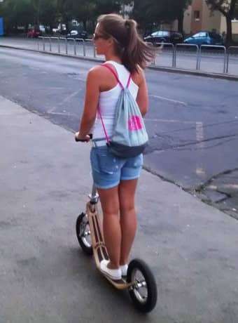 The first ride on the prototype